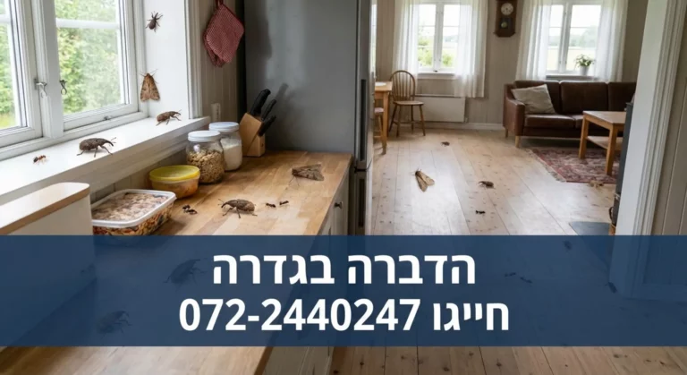 הדברה: מזיקים שונים בבית - עכברים, פרפרים וזחלים.